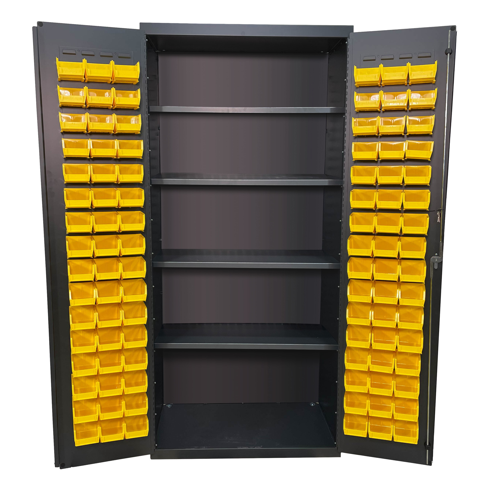 Valley Craft, Bin Shelf Cabinet, Height 78 in, Width 36 in, Bins Included (qty.) 96, Model# F89124